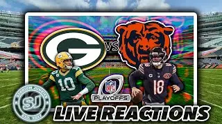 Green Bay Packers VS Chicago Bears: 2026 NFL PLAYOFFS LIVE REACTIONS (WILDCARD ROUND)