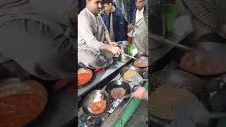 Roadside Street Food in Pakistan | Dhaba style Restaurant | Vegetables making Process #streetfood