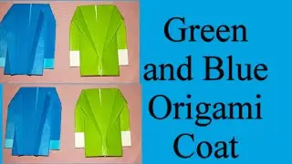 #How to make a paper coat| origami paper coat