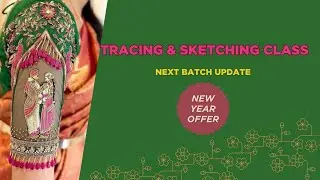 Online Tracing & Sketching Class New Batch Update | Simply Aari