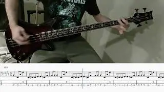 Darkthrone - A Blaze in the Northern Sky (bass cover with tab)