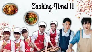 COOKING TIMES WITH EXO MEMBERS 🌈 || EXO FUNNY & CUTE COOKING MOMENTS PART 1