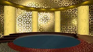 Islamic studio background video
