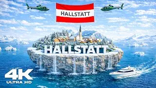 Winter Wonderland Hallstatt Austria 4K ❄️ Cozy Alpine Villages, Majestic Alps & Frozen Lakes