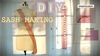 ☀️how to make a sash in seconds || DIY simple way || 🌝 #shorts ☀️