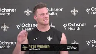 Pete Werner on Comfort Level through 4 Games | New Orleans Saints