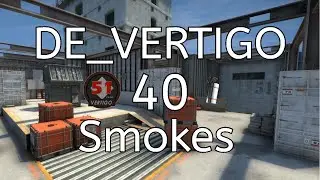CSGO Vertigo 40 Smokes 2021 [128 tick]