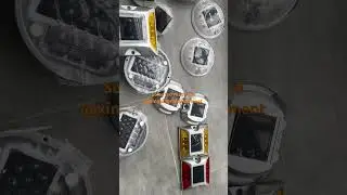 Solar led road stud #roadconstruction #roadsafety #solarroadstud #roadstud #roadreflector #solar