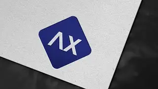 How To Make AX Logo Design In Adobe Illustrator Tutorial @SumaiyaAkter12348 
