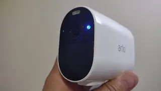 Arlo Essential Wireless Camera. How to open and access batteries.