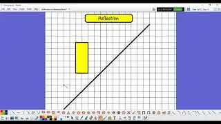 Reflection in diagonal line