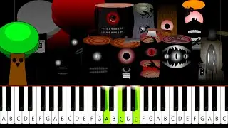 Mr. Tree in 13 PHASES (Incredibox SPRUNKI) - Piano Tutorial