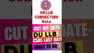 du llb new update|Du llb correction date