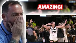 BRITS React to 🚨 Caitlin Clark DROPS 35pts, BREAKS NCAA Scoring Record!!