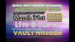 Ball Out Music & UDTV Hip Hop Buffet Present Famous Kid Brick March 31st at The Vault