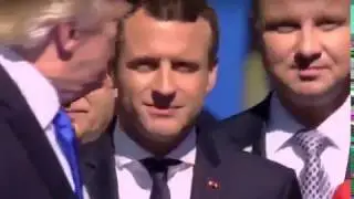 EU Leaders LAUGHING at Trump during his NATO speech FULL 5 25 17