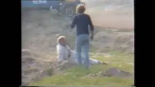 Hijum 1984 massa start  veel  actie door het stof.