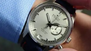 Уникальный редкий ретро-хронограф Zenith El Primero Flyback, менее 500 экземпляров