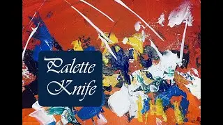 Acrylic Painting Tutorials for Beginners/ Acrylic Drip and Palette Knife Texture/ Abstract Art 