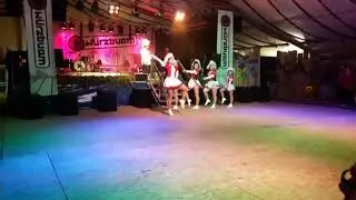 Juniorengarde der KG Spalt beim 2. Saumarktball 2018