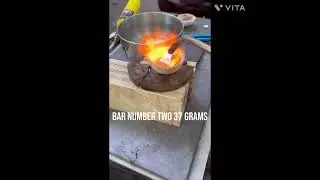 Sunday Night Silver Bar pour ( fast version ) #silver