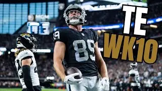 Week 10 Top 24 TE Rankings Fantasy Football- Brock Bowers, Sam LaPorta, Kyle Pitts + MORE