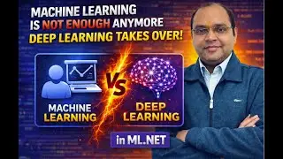 Machine Learning Is Not Enough Anymore &mdash; Deep Learning Takes Over (ML.NET)