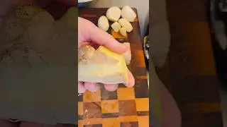 How to Peel & Mince Ginger #cookingtechniques