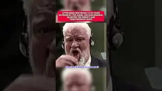 War criminal takes poison in court after being sen #court #crime #fouryou #new