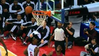 LeBron James With the Sick Putback Dunk