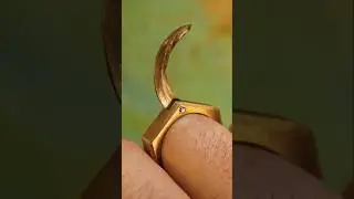 Survival knife.🔥 #diy #satisfying #melting metal #survival #knife