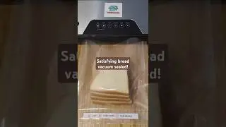 Vacuum sealing bread with SealMax ASMR