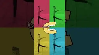 Alphabet Lore with broken bones! POP-ART A-F Part 1