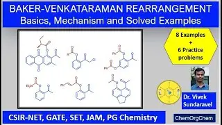 Baker-Venkataraman Rearrangement | Basics, Mechanism| Solved  Problems |ChemOrgChem🔥