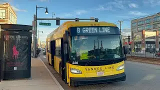 MBTA/Yankee Line: 2021 New Flyer Xcelsior XD40 #226 on the green line shuttle ￼