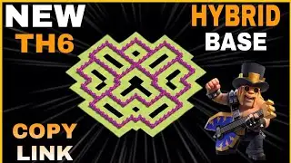 NEW BEST TH6 HYBRID/TROPHY BASE 2021!! coc TOWN Hall-6(Th-6) COPY LINK Base Design Clash of clan..