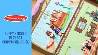 Melissa & Doug Puffy Sticker Play Set: Chipmunk House