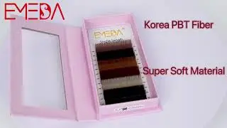 Hot Selling Brown Color Lash Extensions Trays-Custom Lash Card & Lash Packages