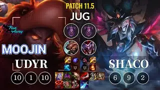 RNW Moojin Udyr vs Shaco Jungle - KR Patch 11.5