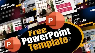 #PowerPoint Amazing Template View🔥Startup Pitch Deck Presentation🔥#animation #pptexpo #deck