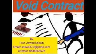 Void Contract : Contract Act 1872 SYBCOM: BUSINESS LAW I