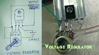 Voltage Regulator | NPN transistor voltage regulator circuit