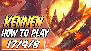 HOW TO PLAY KENNEN TOP | Build & Runes | FULL BURST INFERNAL KENNEN | Diamond Commentary | Season 10
