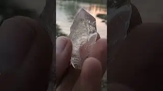 Natural Etched Quartz Crystal. #healing #asmr #etched # #quartz #natural #energy #usa #art #crystal