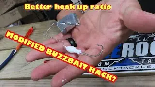 Buzzbait hack that will increase your hook up ratio!
