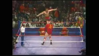 Dynamite kid vs Nikolai volkoff in a singles match at WWF Wrestling classic 