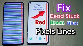 Vivo Red Line On Screen  | Fix Dead Pixel Line On Android | Dead Pixel Fix | Vivo Y50 Red Line