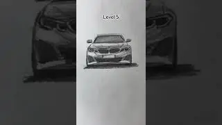 BMW drawing but different time#shorts