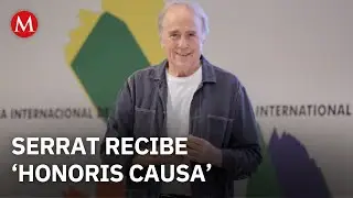 Joan Manuel Serrat recibe el Doctorado Honoris Causa por la UDG