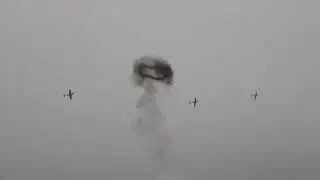 Як 3s против Бушонов / Bf109s - WW2 Russian Front-Duxford Battle of Britain Airshow 2018
